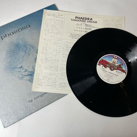 Винтажная виниловая пластинка LP Tangerine Dream Phaedra (Japan 1975) (No Obi) Movements Of A Visionary