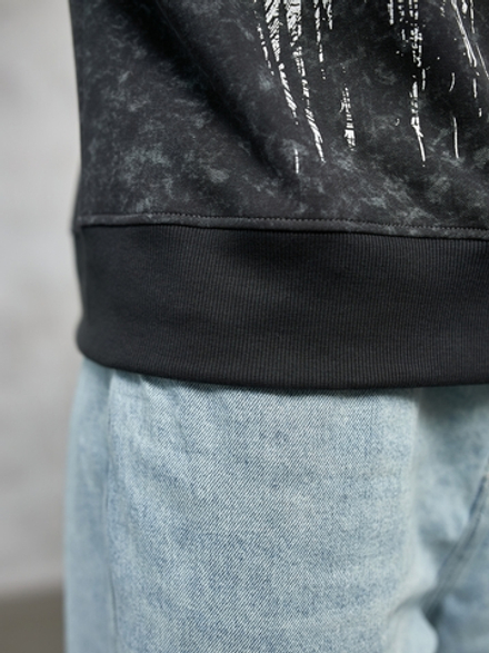 Толстовка демисезонная мужская LEGENDA Череп графит