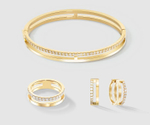 Серьги Coeur de Lion Crystal-Gold 0136/21-1816