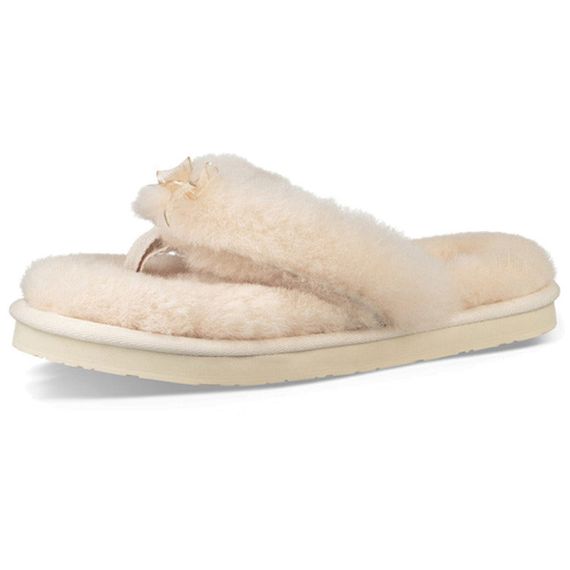 Ugg Fluff Flip Flop III 'Natural'