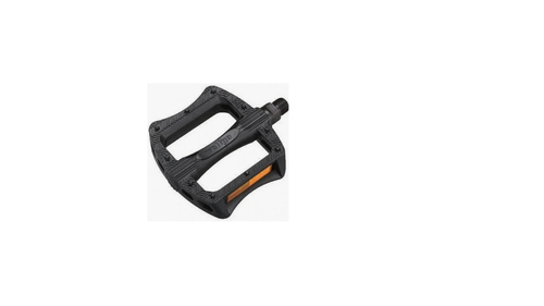 Педали Wellgo PLATFORM пластиковые, 111x99x27мм, резьба 9/16", шариковые подшипники, черные