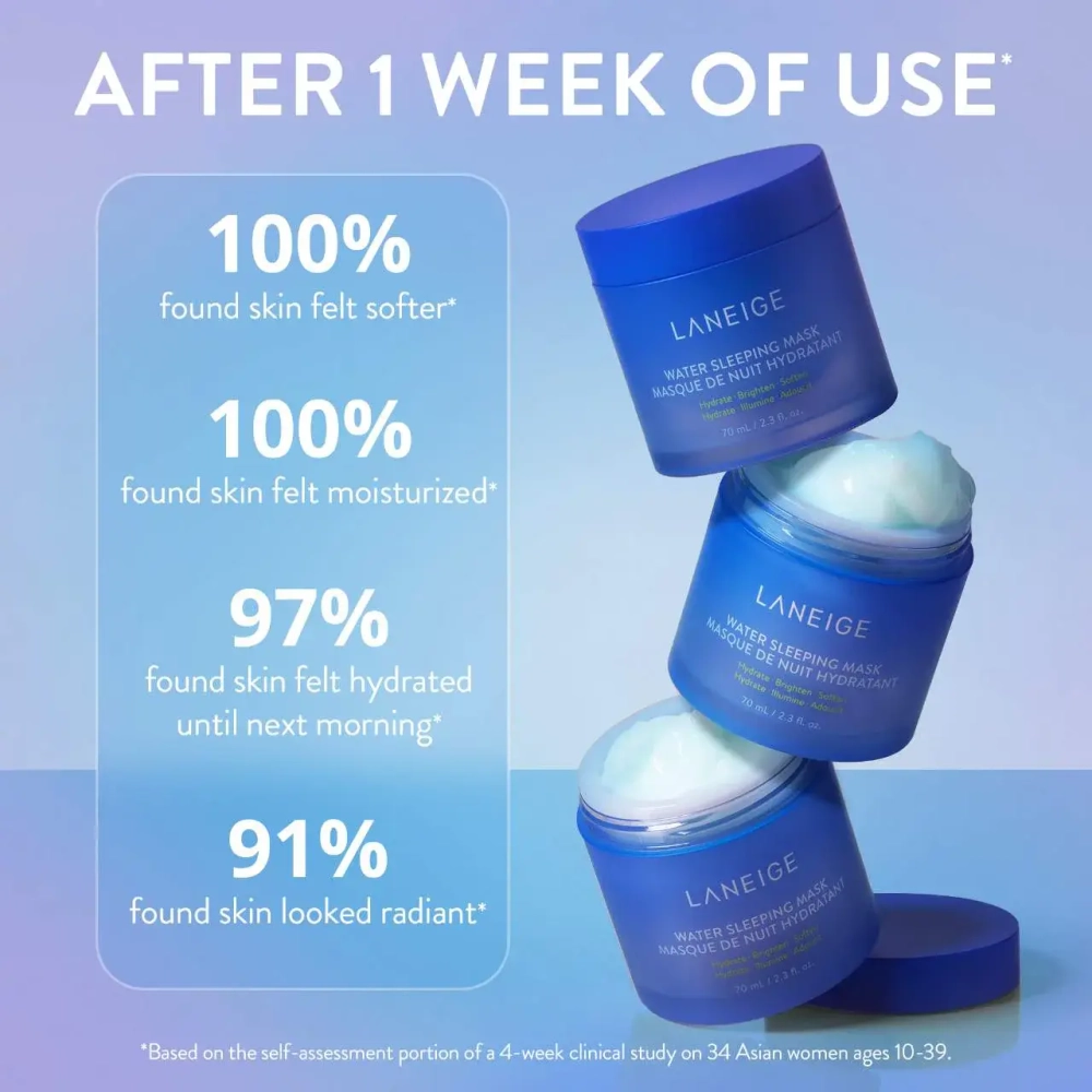 LANEIGE Water Sleeping Mask with Niacinamide & Squalane