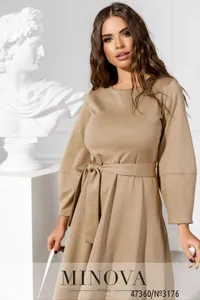 Платье 3176-бежевый Minova