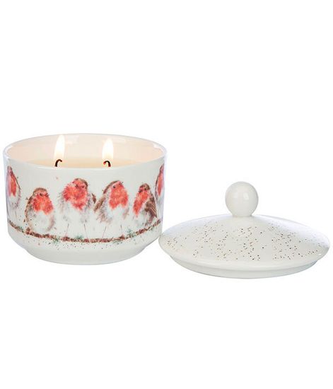 Зимняя сосна свеча в керамике, Wax Lyrical