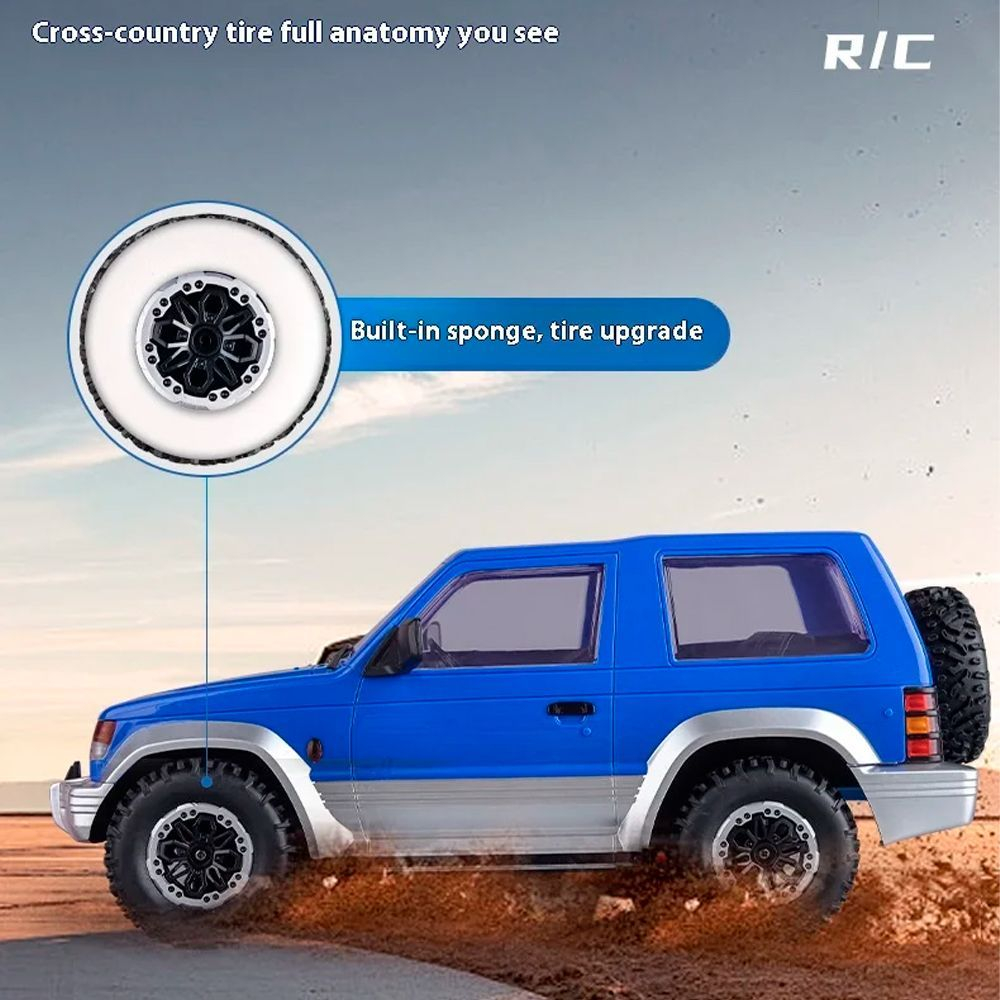 Радиоуправляемая машина мини-внедорожник LDRC 4WD 1/14 RTR - LD1297 blue