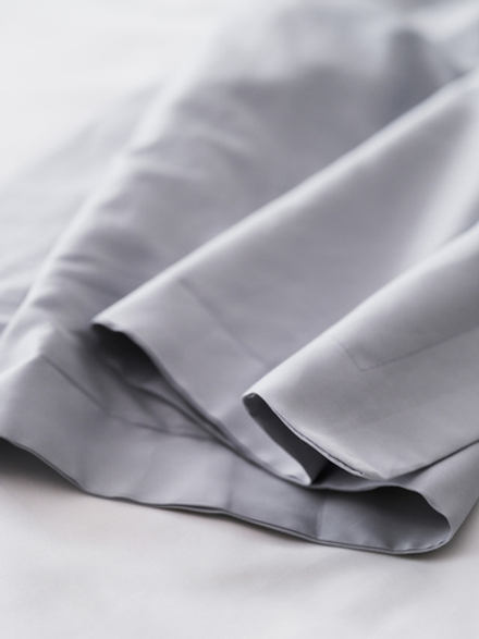 SERENITY 1 наволочка, сатин светло-серый