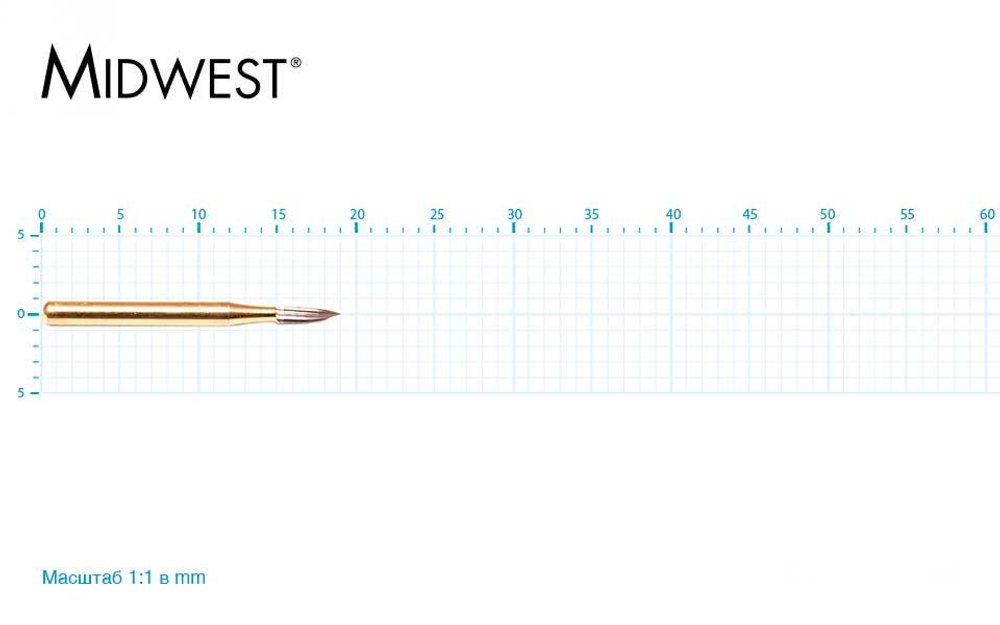 Бор твердосплавный Midwest - 426 FG 7903 T&F