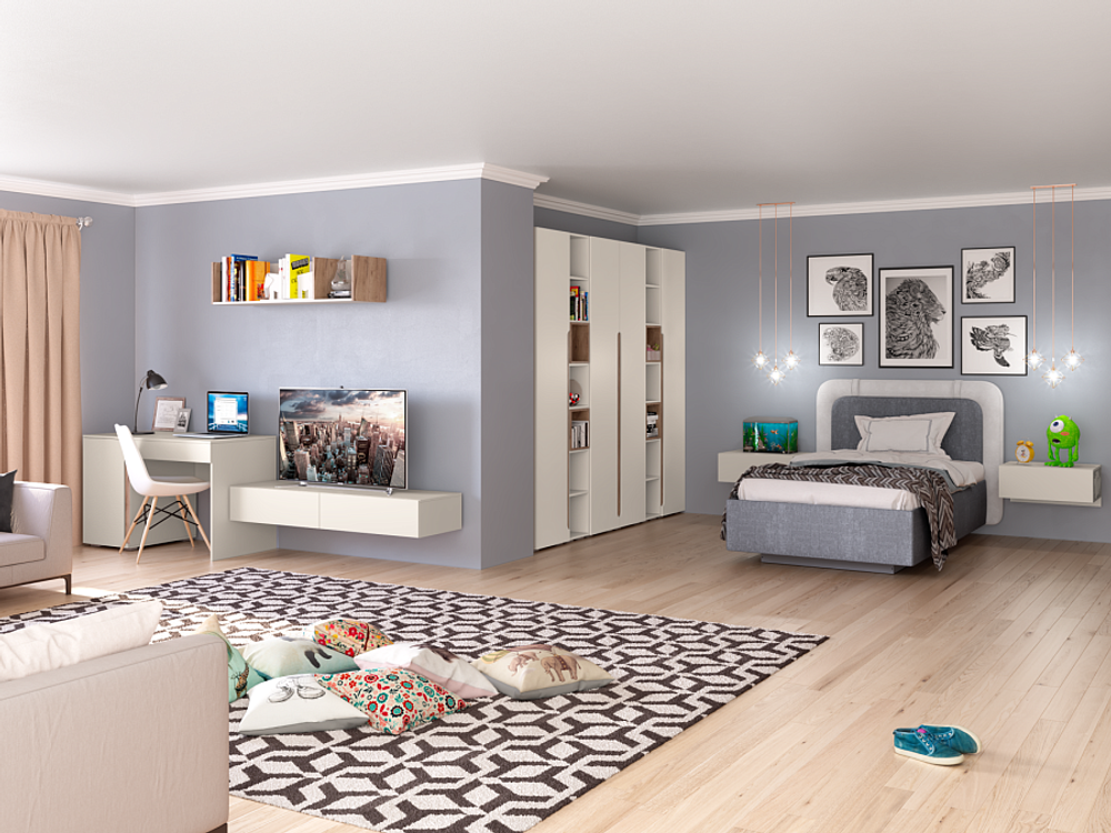 Валенсия Тумба ТВ навесная №2