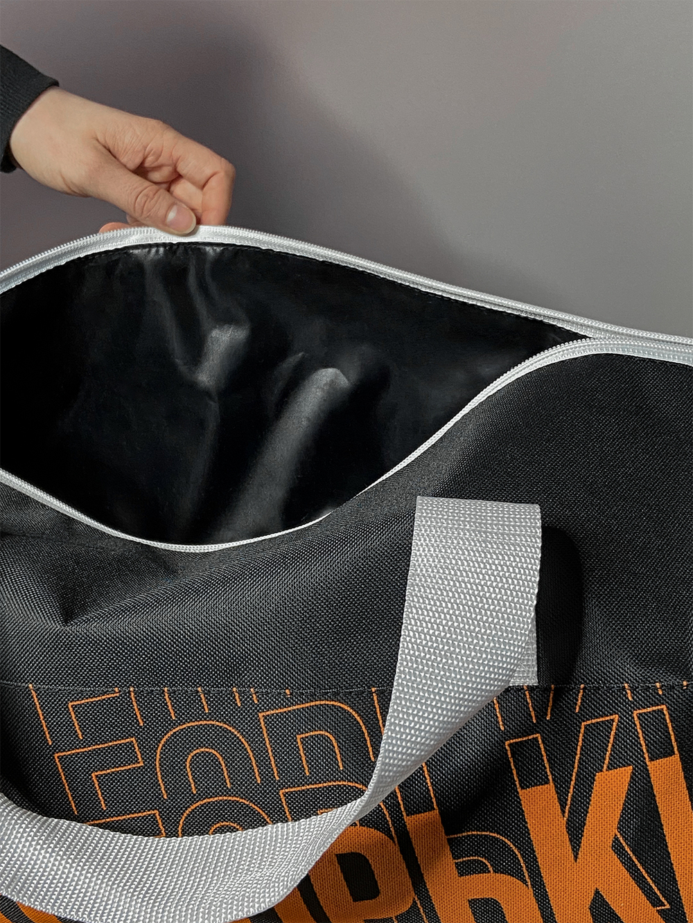 Сумка бочка на подкладке Город Горький