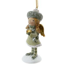 GAEM Фигурка декоративная подвесная "Ангел", L4,5 W4 H11 см, 2в.
