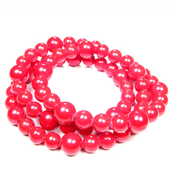 Браслет "Пружинка" коралл красный асс.