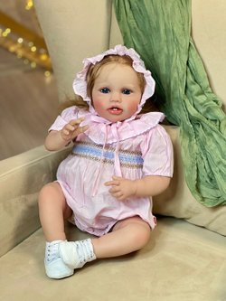 Кукла Реборн мягконабивная 60см в пакете (FA-835)