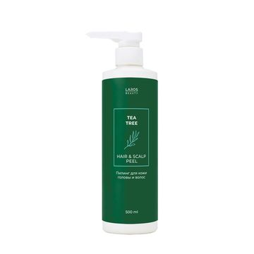 Laros Beauty Пилинг для кожи головы и волос Tea Tree Hair&Scalp Peel, 500 мл