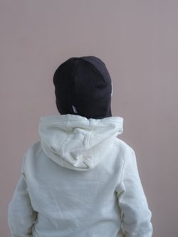 Шапка весенняя/осенняя вязаная (Черный) ТОКИ