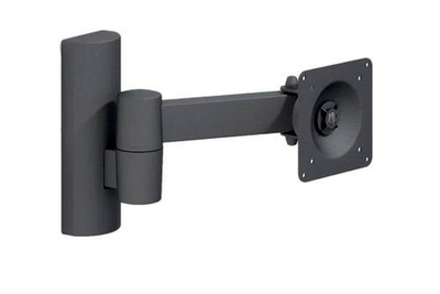 Кронштейн ЖК Electriclight КБ-01-12, 14-23" 30 кг., накл. 10°, пов. 90°, колено 1,  черный матовый