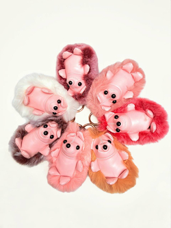 Мягкие брелоки "Ежики" 12-13 см оптом