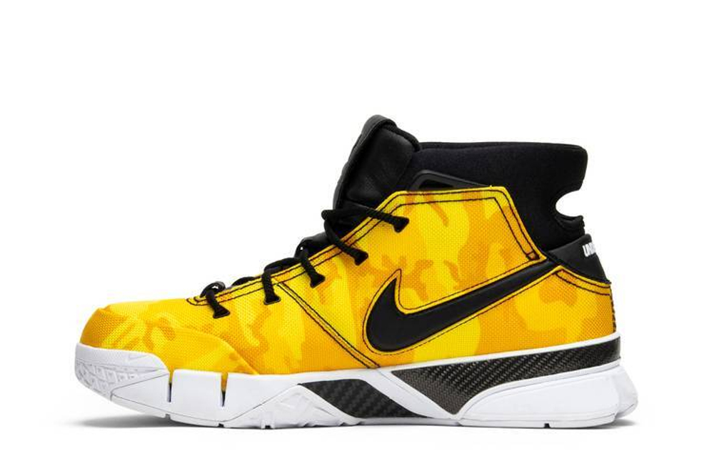 Кроссовки Undefeated X Nike Zoom Kobe 1 Protro Yellow Camo (La Brea)