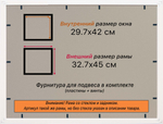 Рамка 29,7x42 для постера и фотографий RPS0330360-03