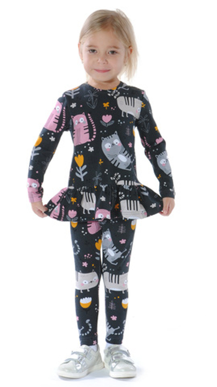 Туника трикотажная для девочки 2-8 лет Fleur de Vie