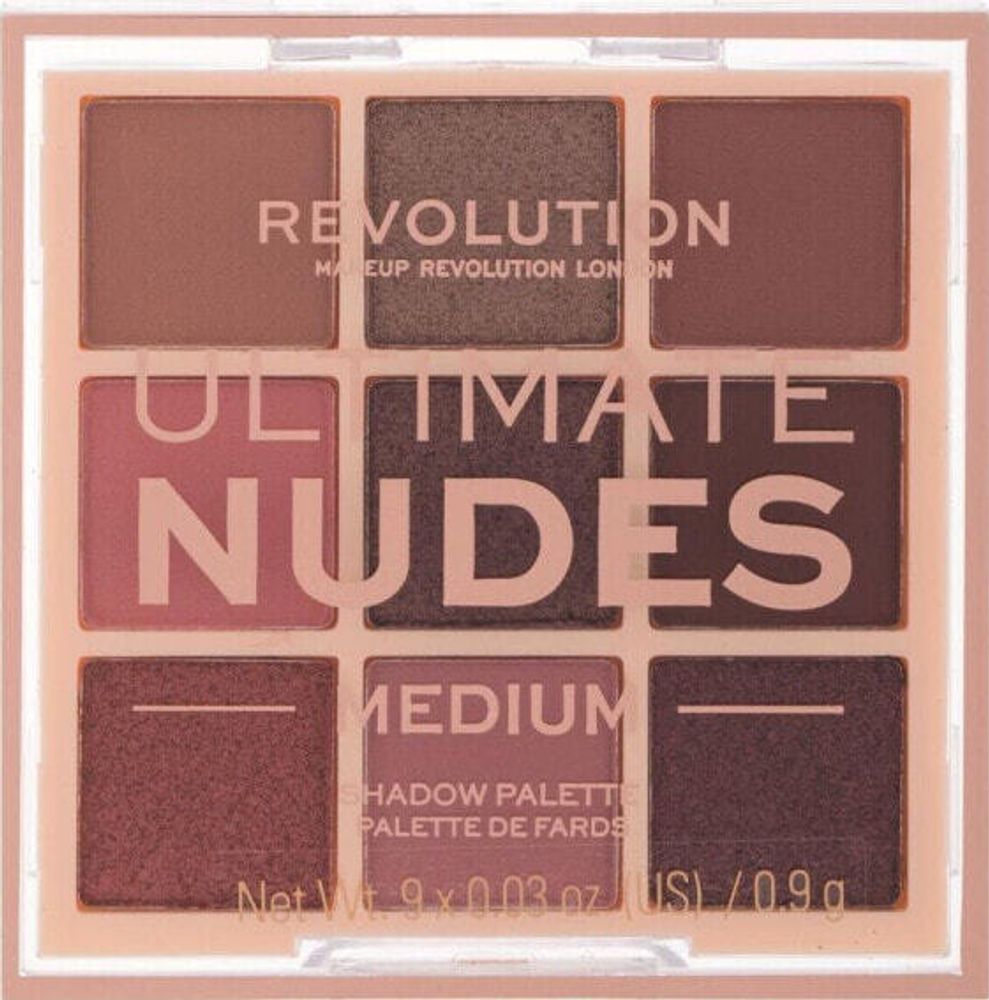 Makeup Revolution Makeup Revolution London Ultimate Nudes Cienie do powiek 8,1g Medium