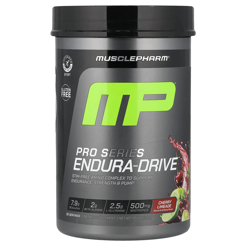 MusclePharm, Pro Series, Endura-Drive™, со вкусом вишневого лаймада, 711 г (1,6 фунта)