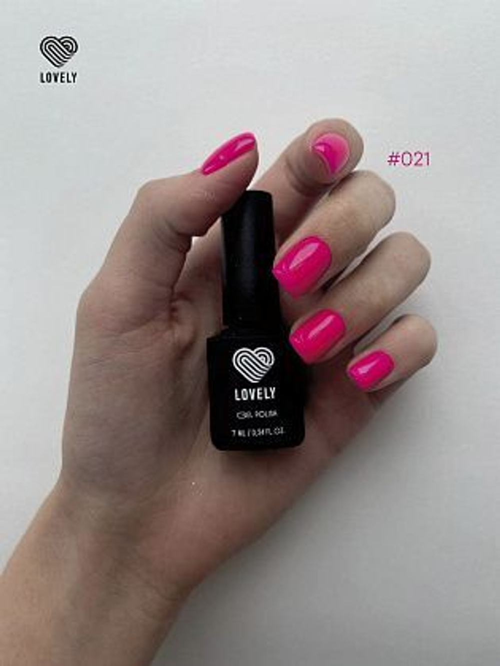 Гель-лак Lovely №021, 7 ml