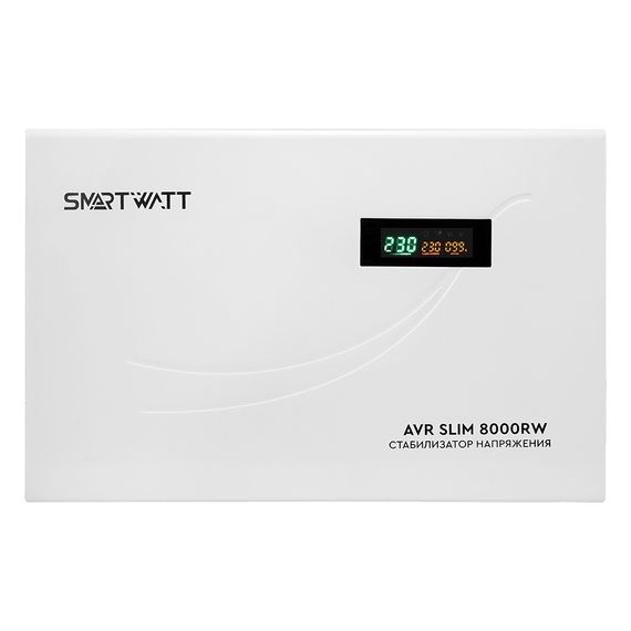 Настенный стабилизатор напряжения 8000 Вт SMARTWATT AVR SLIM 8000RW, YASHEL Technologies Настенный стабилизатор напряжения 8000 Вт SMARTWATT AVR SLIM 8000RW, фото №844814816