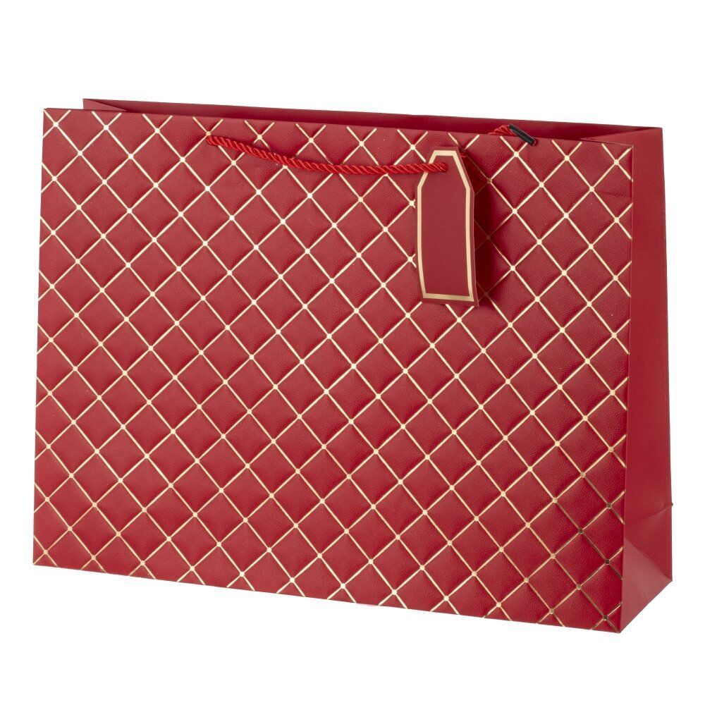 GAEM Пакет подарочный L (бумага 210г/м2, блок 12шт), L41 W12 H32 см, 6в.