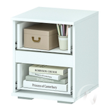 Тумба прикроватная ТБ-13 МС Мемори (белый/смоки кисс)