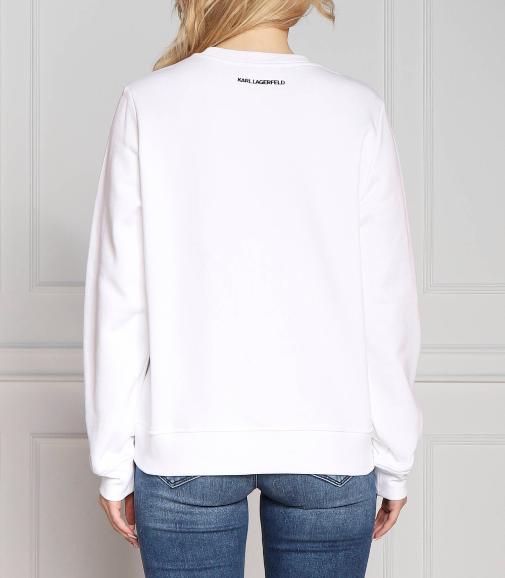 Худи ikonik 2.0 choupette Karl Lagerfeld - белый(230W1802)