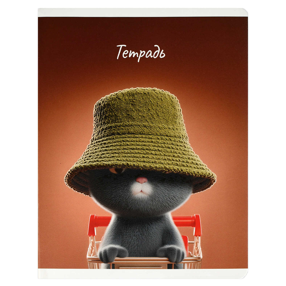 Тетрадь, 48 л, клетка, СОВРЕМЕННЫЕ КОТЫ А5