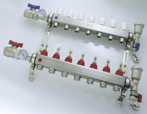 КОЛЛ. группа  ЗОЛЛ  с РАСХОД. с кр. (НЕРЖ)  1" х 7 ход (3/1шт) Т