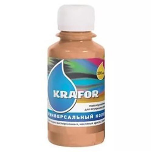 Колер универсальный Krafor №4, бежевый, 100 мл, 32152