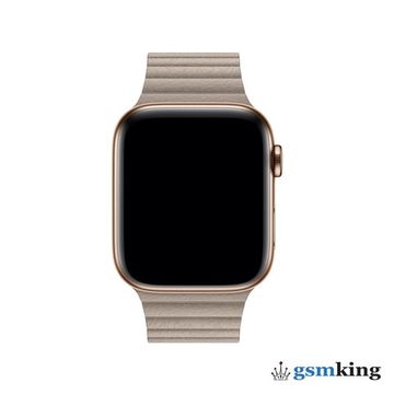 Apple Leather Loop for Apple Watch 42|44|45|49mm M Stone (Бежевый) MTHC2ZM/A