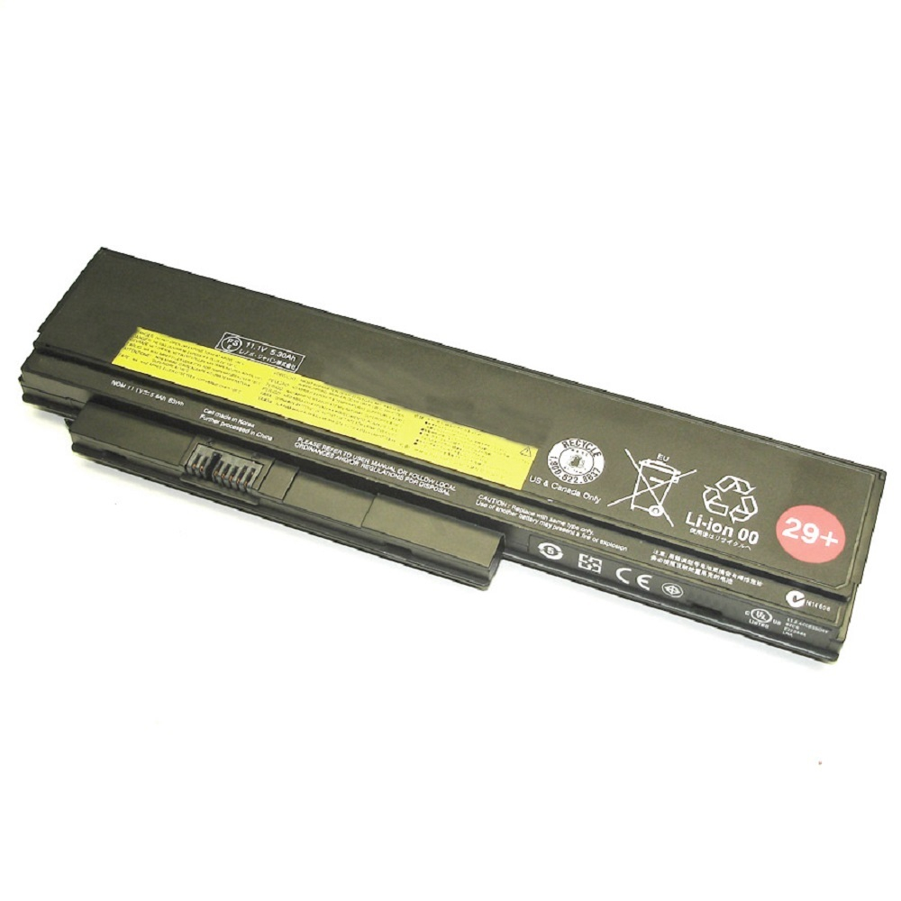 Аккумуляторная батарея для ноутбука Lenovo ThinkPad X220 (0A36280 29+) 5600mAh черная