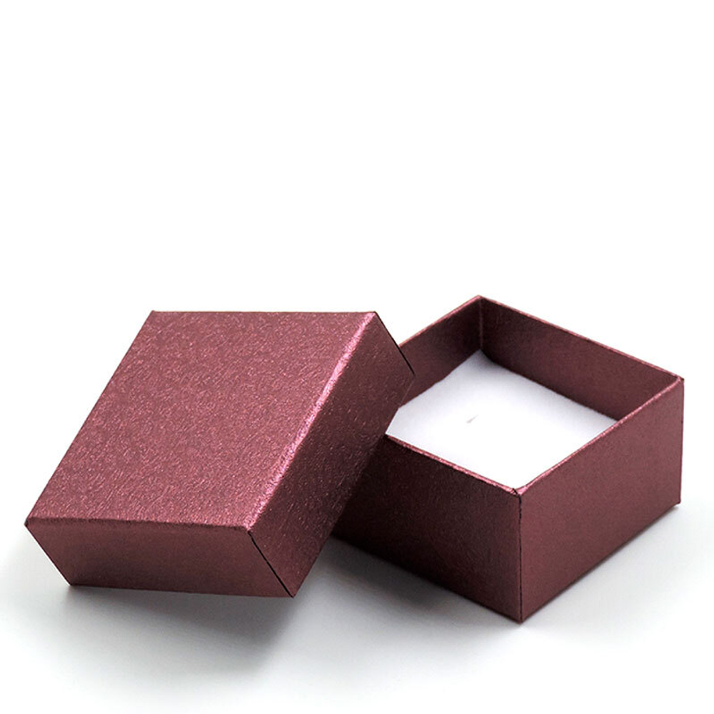 Квадратный футляр 60x60x34 мм для ювелирных изделий