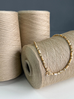 Пряжа Servizi e Seta COTSILK 2/48 (55% шелк 45% хлопок) 2400 м/100 гр, льняной