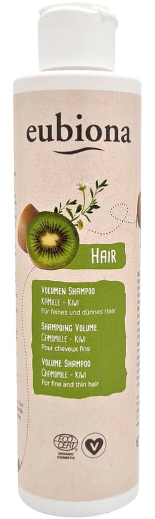 Шампунь для объема Eubiona с ромашкой и киви, 200 мл