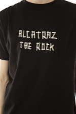 BERNHARD WILLHELM ФУТБОЛКА ЧЕРНАЯ ALCATRAZ THE ROCK