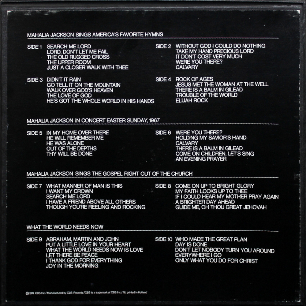 Mahalia Jackson / In Memoriam (5LP)