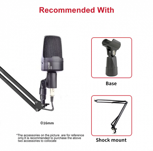 Комплект студийный микрофон LENSGO KD95 Kit - штатив