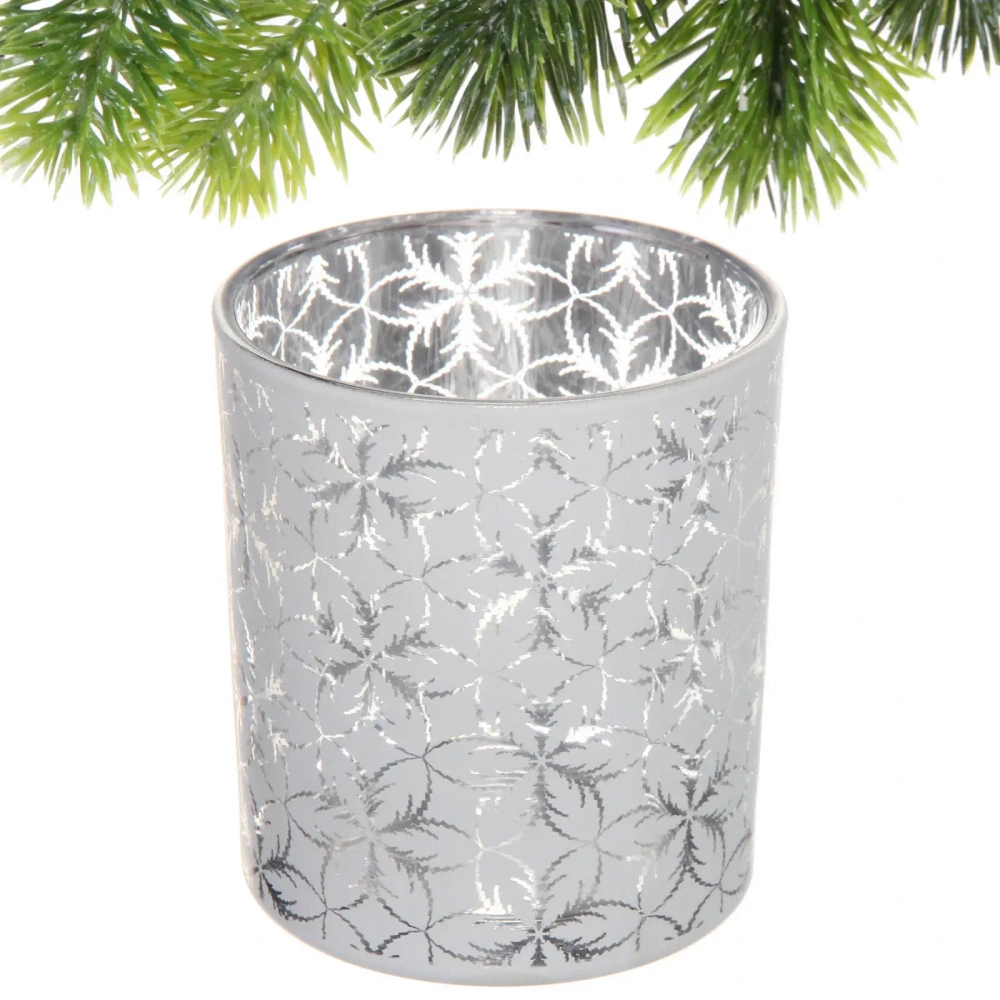 Подсвечник «Фантазия» 7*7,8 см, Белый