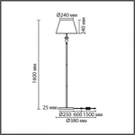 Торшер Lumion VERMONT 8275/1F