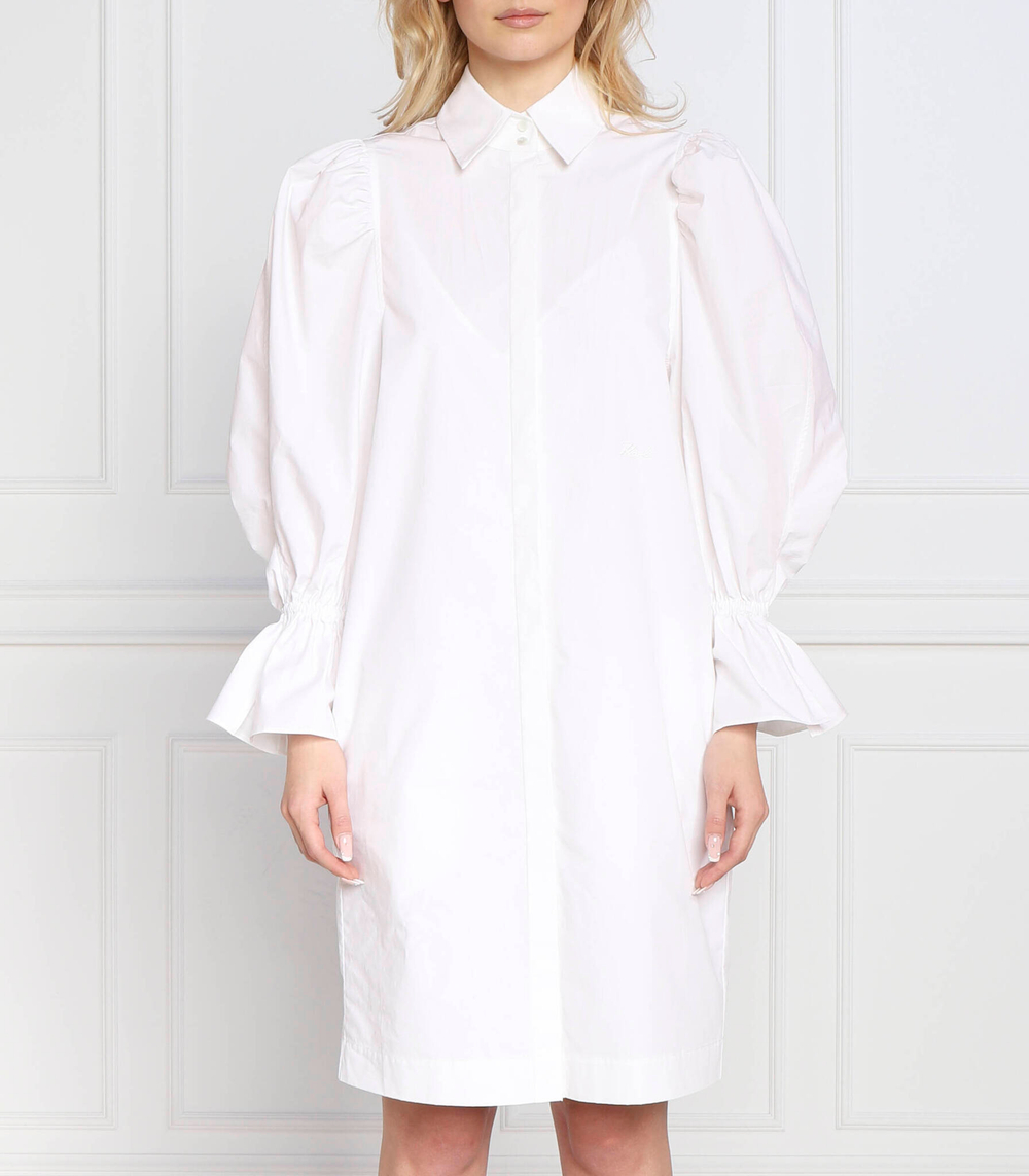 платье pick puffy poplin Karl Lagerfeld - белый(230W1302)