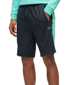 Теннисные шорты BOSS Regular-Fit Shorts In Stretch Fabric - Blue
