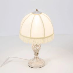 Citilux Базель CL407801 Настольная лампа с бежевым абажуром Патина