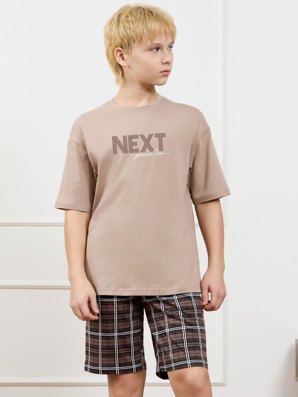 Костюм для мальчика Браун-2 Виотекс БЕЖЕВЫЙ