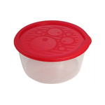 Контейнер пластиковый пищевой №5, 2,3л круглый низкий многофункциональный С258