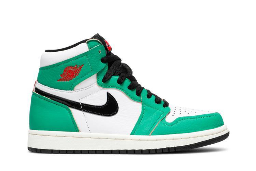 Кроссовки Jordan Air Jordan 1 Retro High Og "Lucky Green" (Женская размерная сетка)