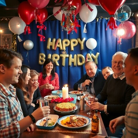 Выбор места дня рождения для взрослых.